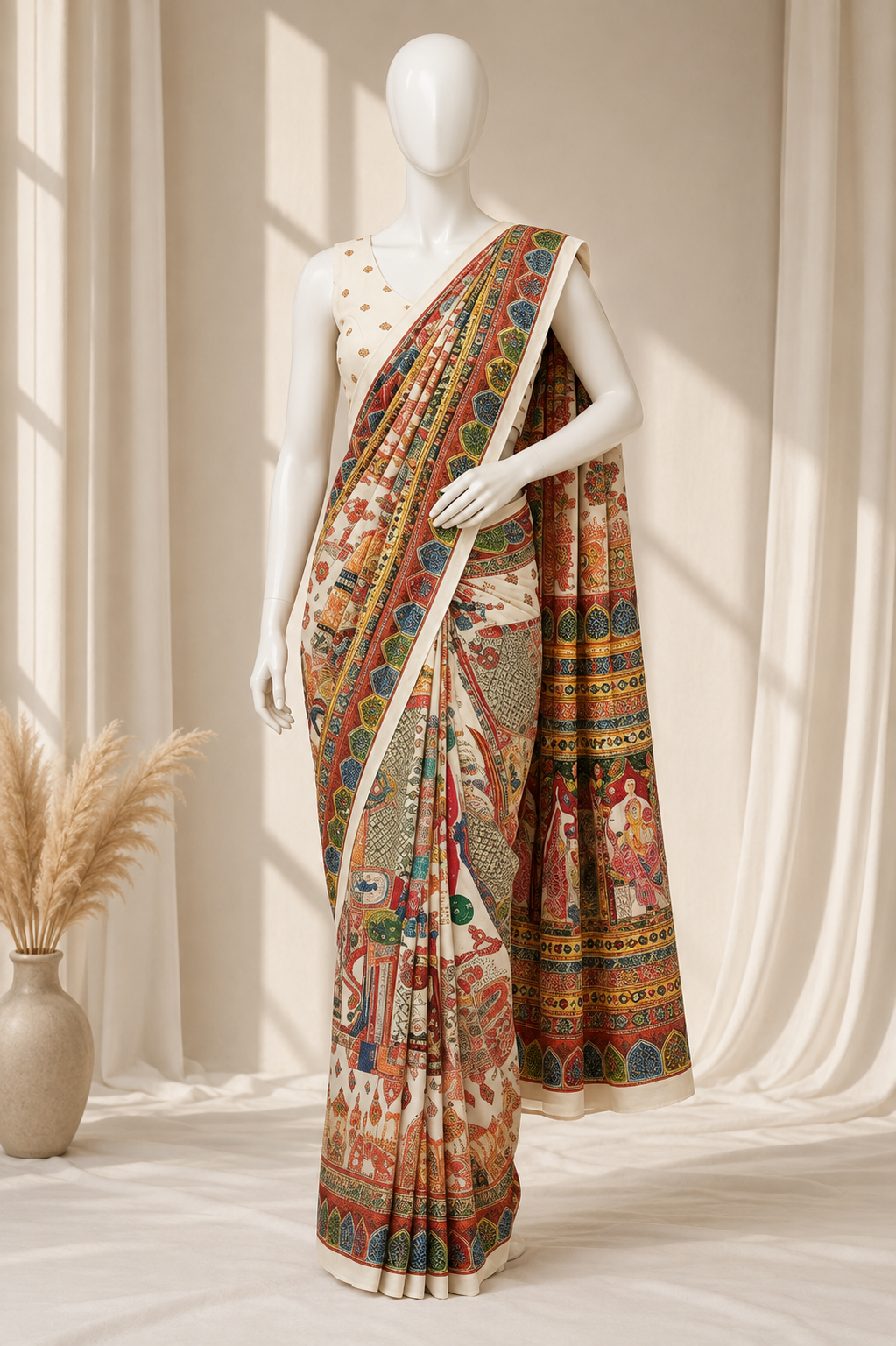 Kahani Heavy Masakali Georgette Saree with Mirror Work
