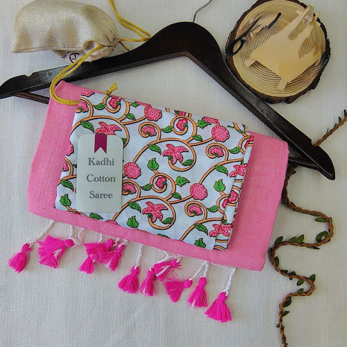 Handloom Khadi Cotton Saree – Lightweight Daily Wear | Premium Quality