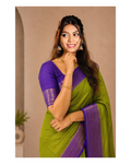Premium Woven Design Silk Blend Handloom Saree