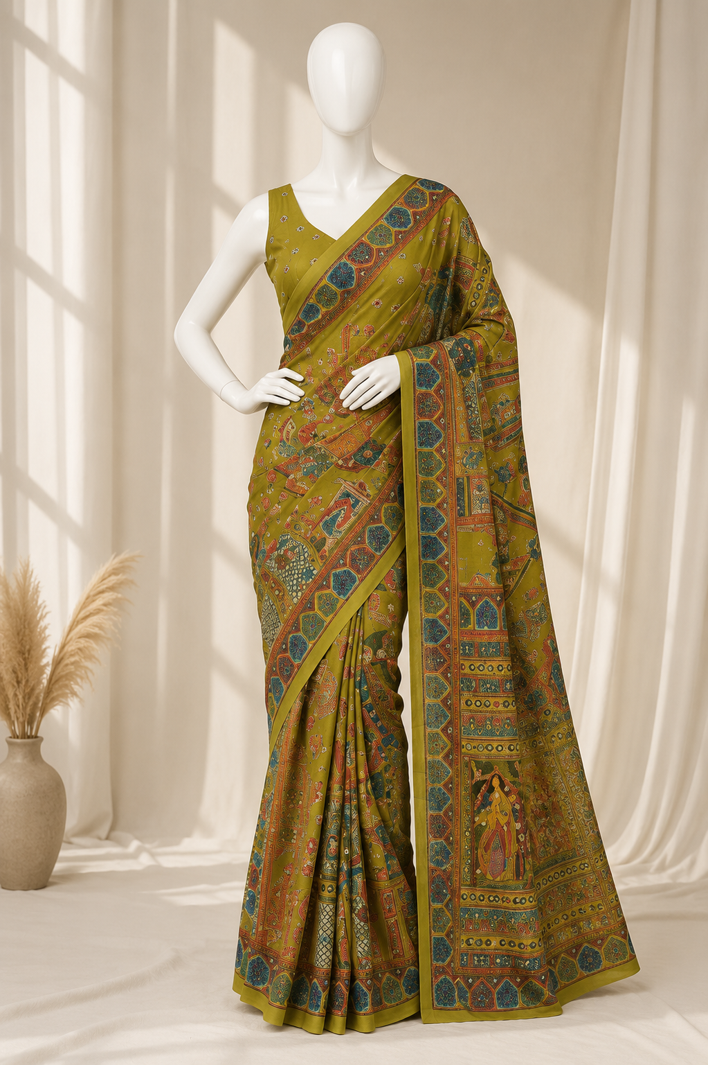 Kahani Heavy Masakali Georgette Saree with Mirror Work