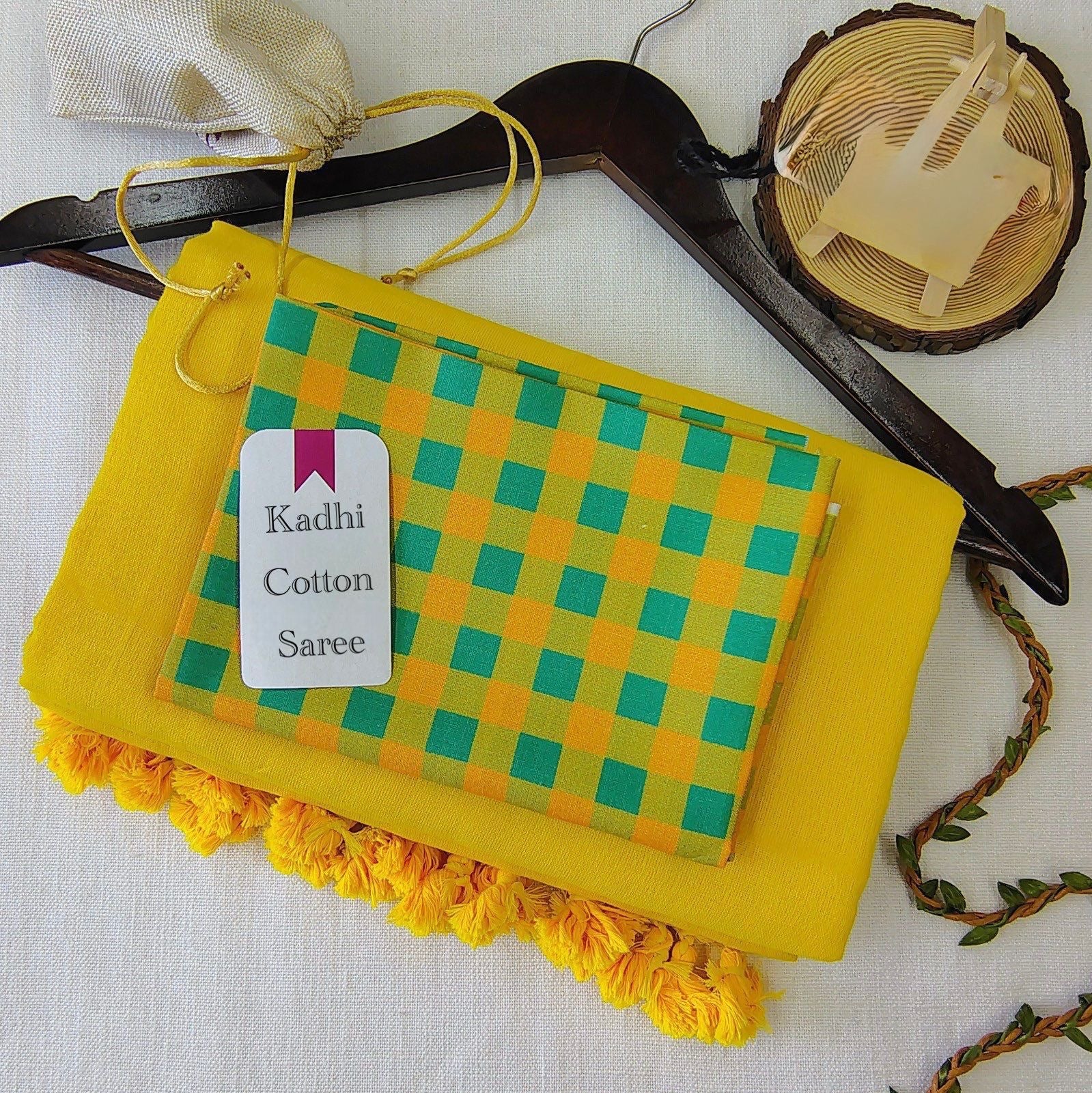 Handloom Khadi Cotton Saree – Lightweight Daily Wear | Premium Quality