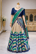🌷 Lehenga Choli Collection 🌷

A stunning Tasar Silk masterpiece dipped in artistic tie-dye prints, designed for those who love elegance with a unique touch 🌺✨
Perfect for festive occasions, functions, and special celebrations 💖