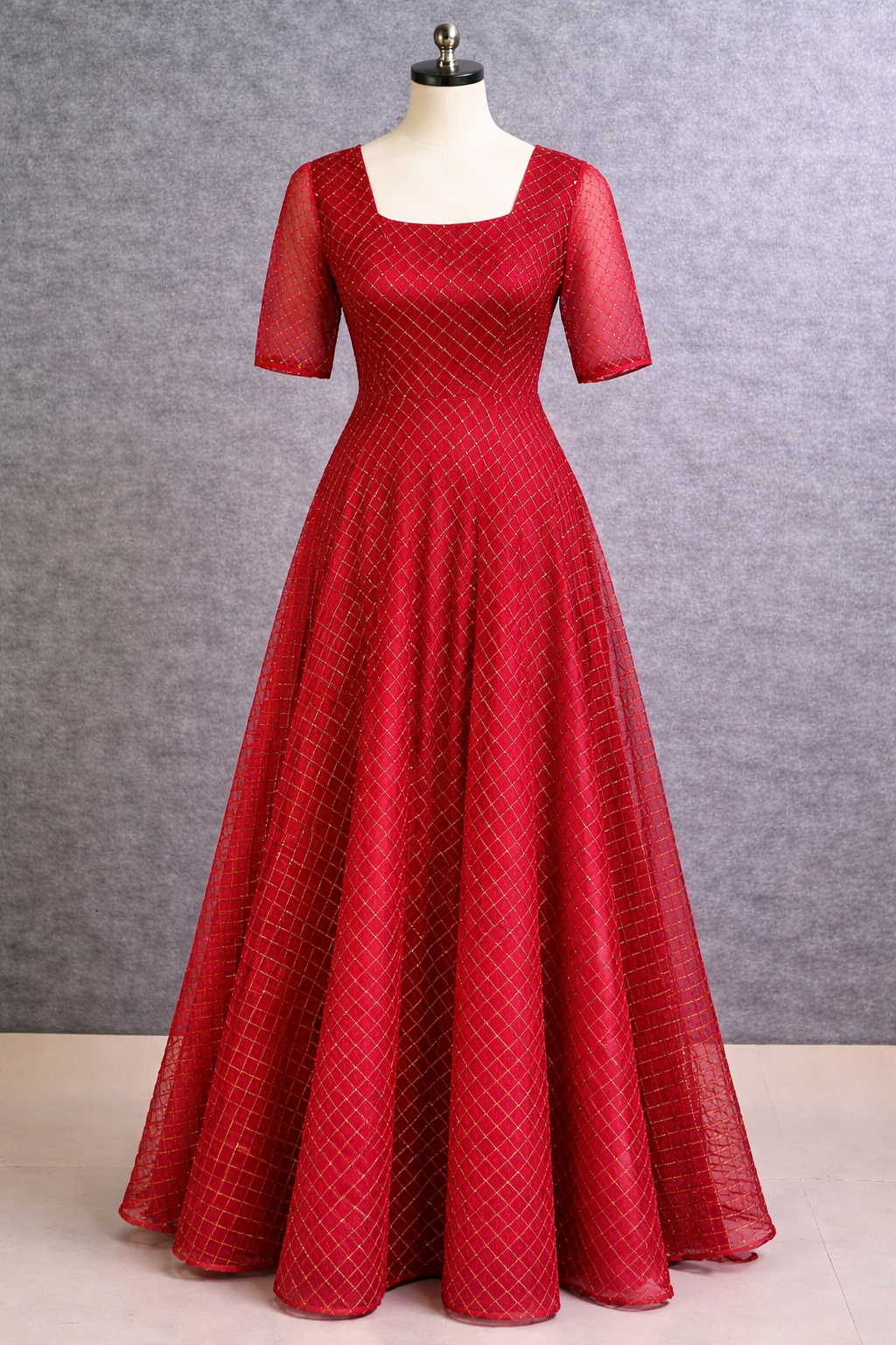 ✨ Title

Elegant Heavy Net Anarkali Gown with Coding Work