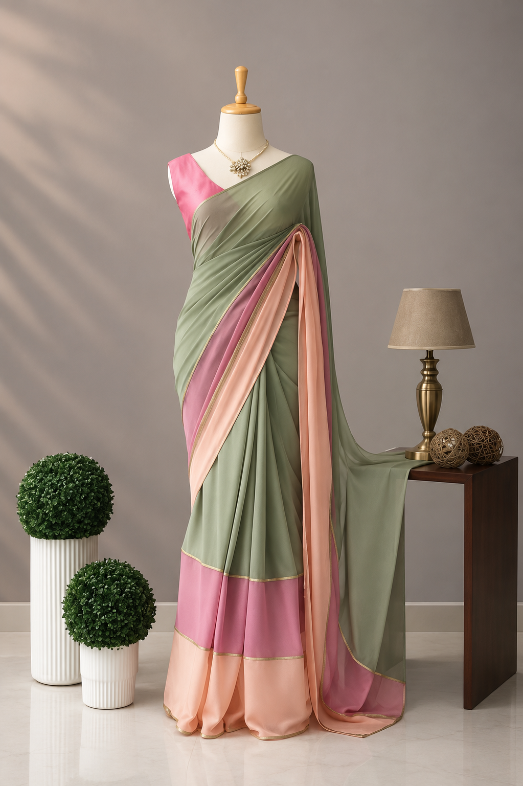 Soft Georgette Digital Print Saree💕