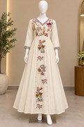 ✨ SUMMER FRIENDLY & TRENDY EMBROIDERED MAXI GOWN ✨