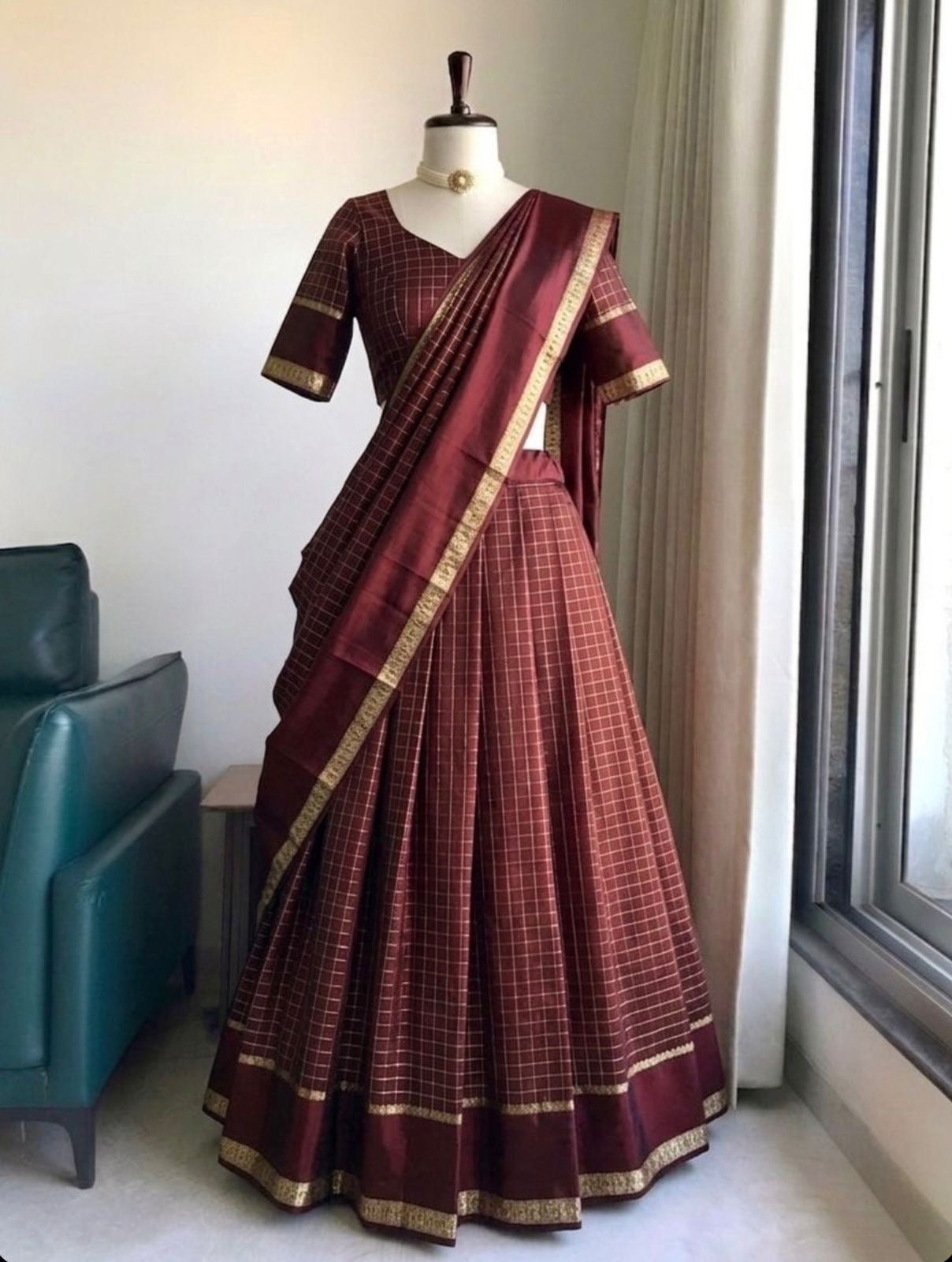 Trendy Georgette Lehenga Set with Zari Work – Festive Wear