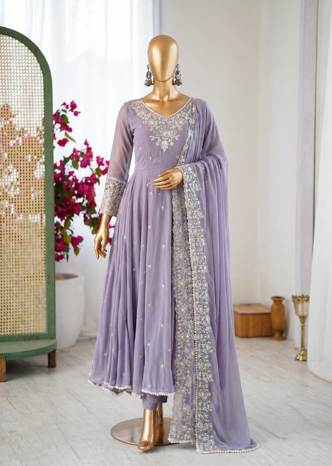 Beautiful anarkali set 💕