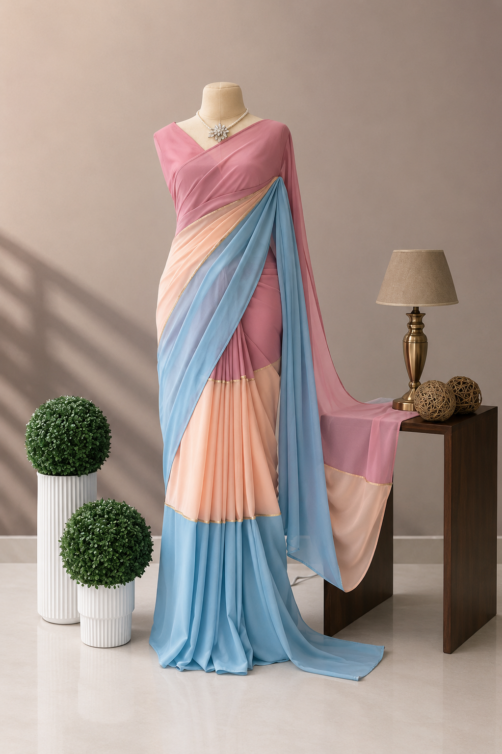 Soft Georgette Digital Print Saree💕