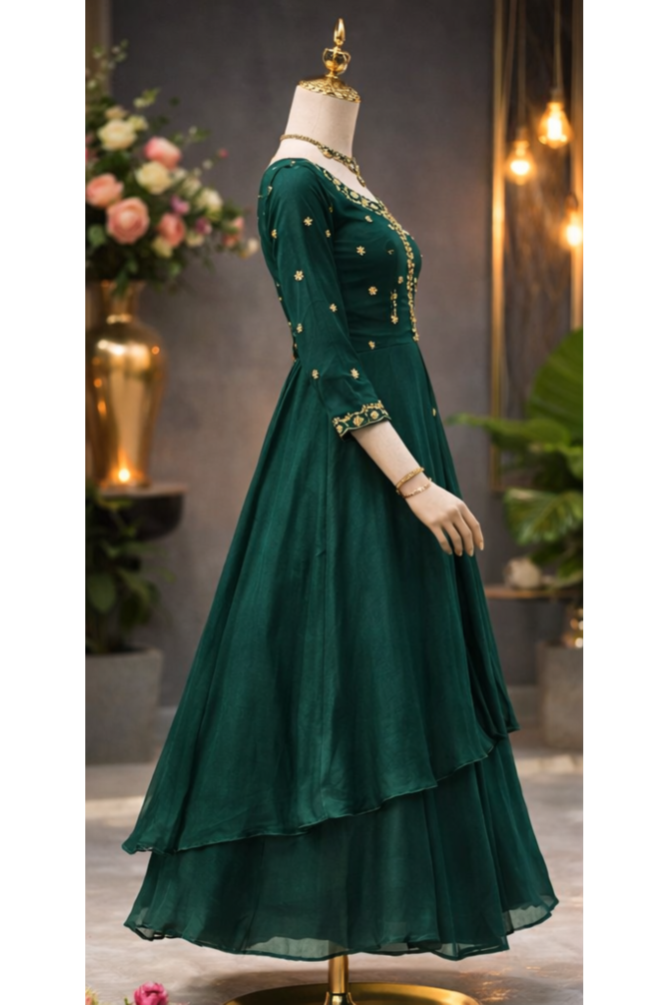 Radiant Vichitra Silk Cape Top Lehenga Set with Dupatta – Elegant Wedding & Party Wear