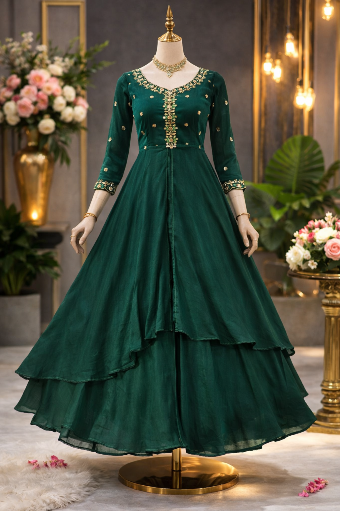 Radiant Vichitra Silk Cape Top Lehenga Set with Dupatta – Elegant Wedding & Party Wear