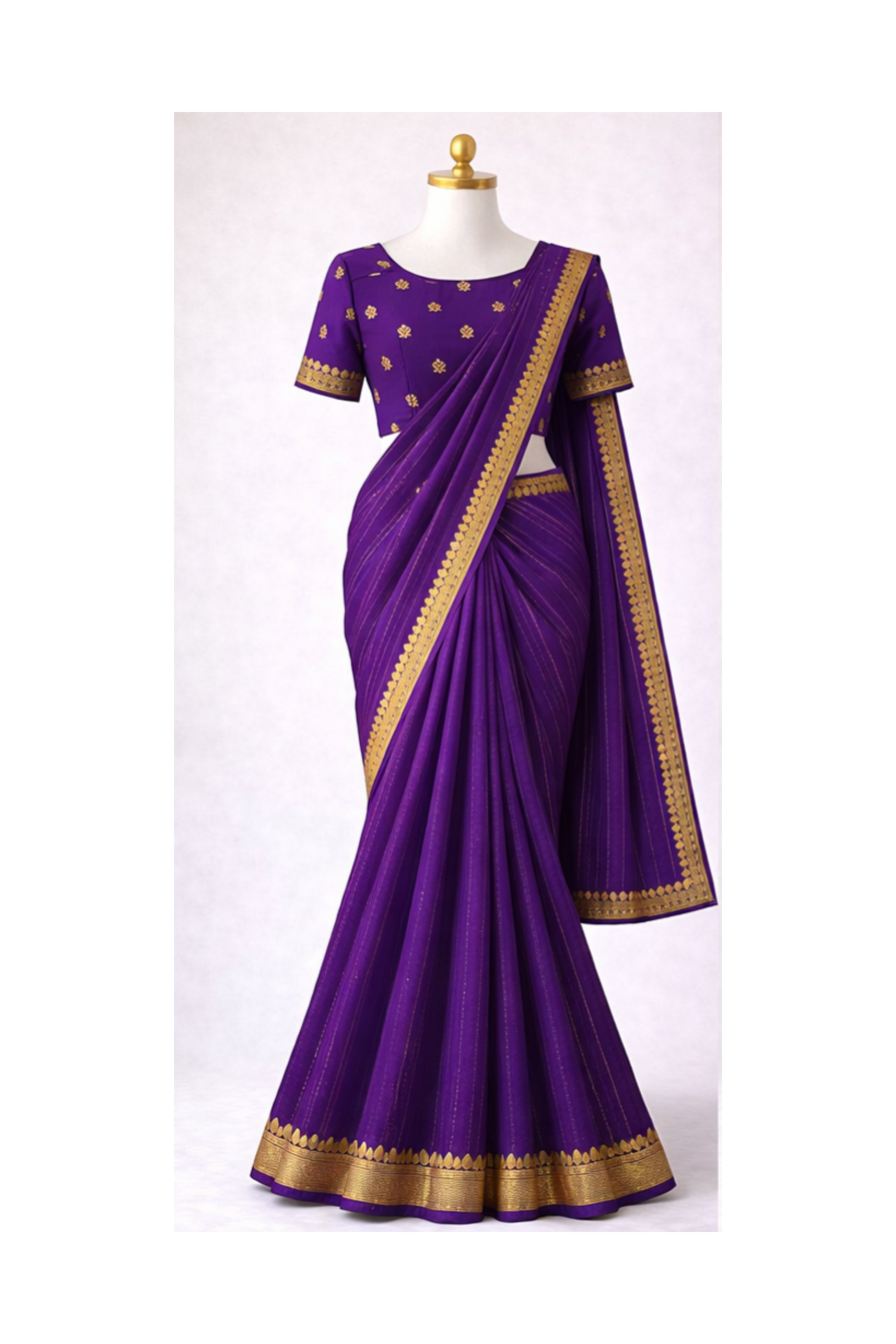 ✨ New Arrival – Pure Viscose Georgette Saree with Jacquard Blouse ✨