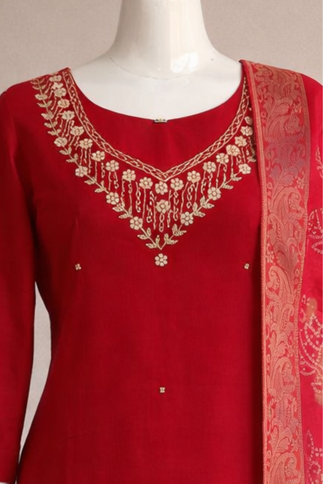 New Collection Roman Silk Kurti Set