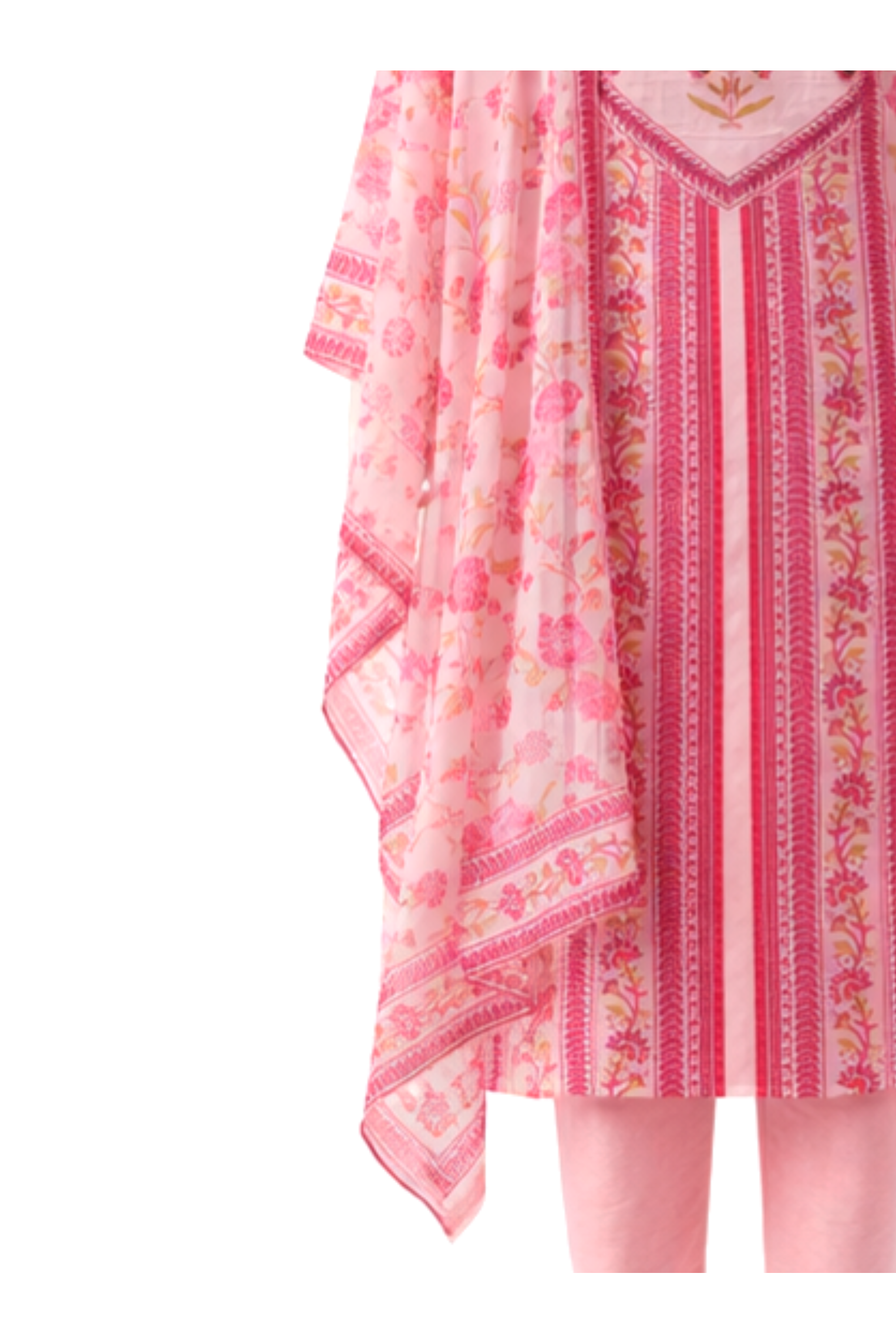 ✨ Morgan Silk Digital Print Kurti Set