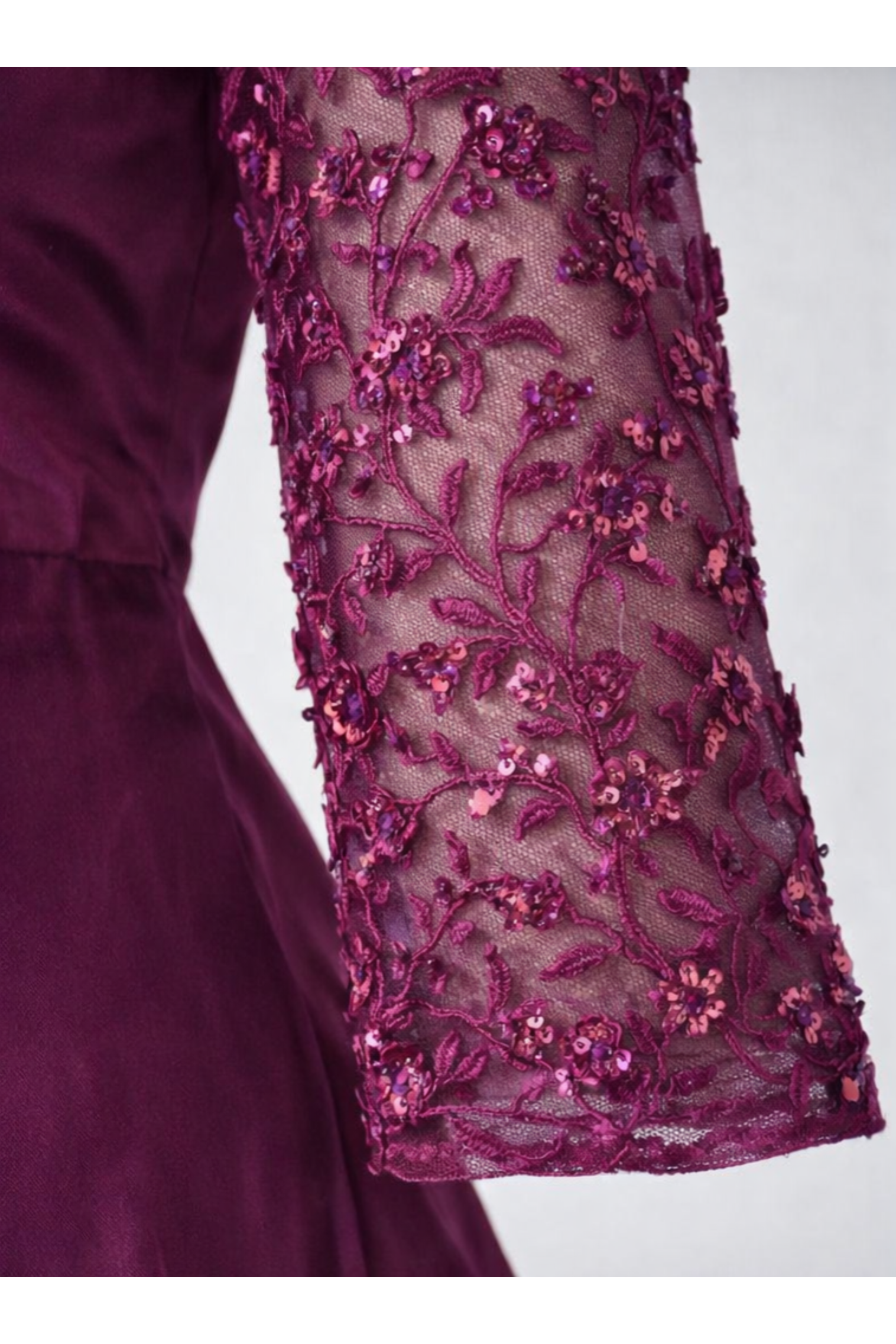 Satin Embroidery Anarkali Set