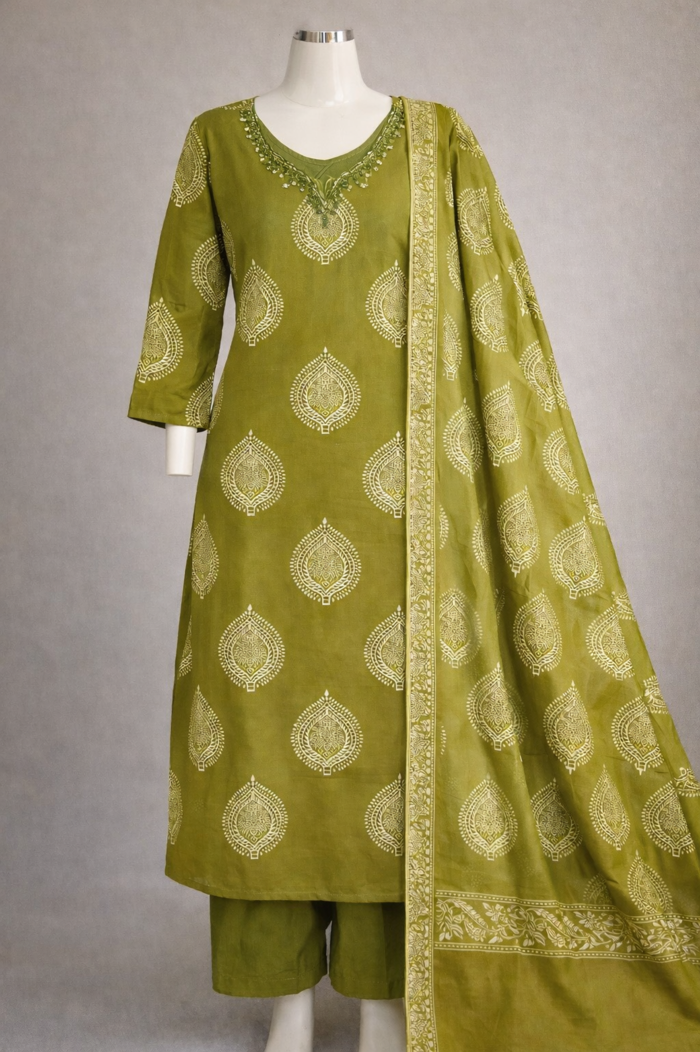 Premium Muslin SilK kurti set